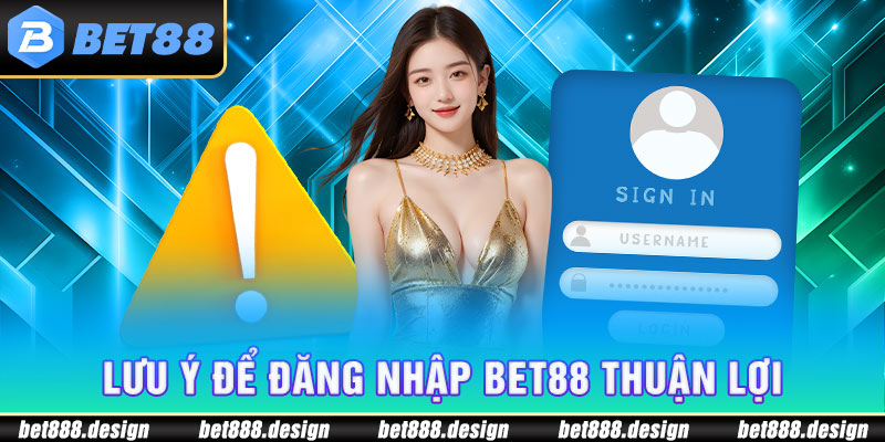 Lưu ý để đăng nhập Bet88 thuận lợi