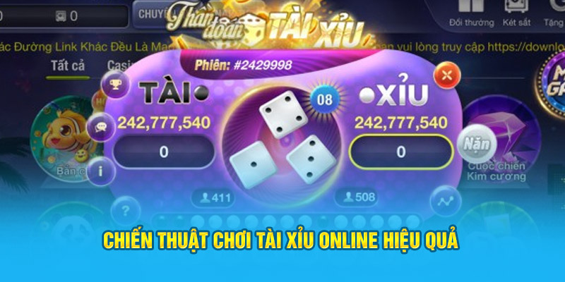 Chiến thuật chơi tài xỉu online hiệu quả